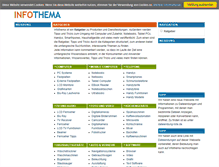 Tablet Screenshot of infothema.de